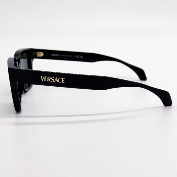 NEW VE4486 GB1/87 VERSACE SUNGLASSES UNISEX BLACK EYEWEAR MOD 4486 - Picture 6 of 9